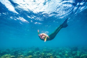 Unterwassershooting beim Meerjungfrauen-Ausflug
